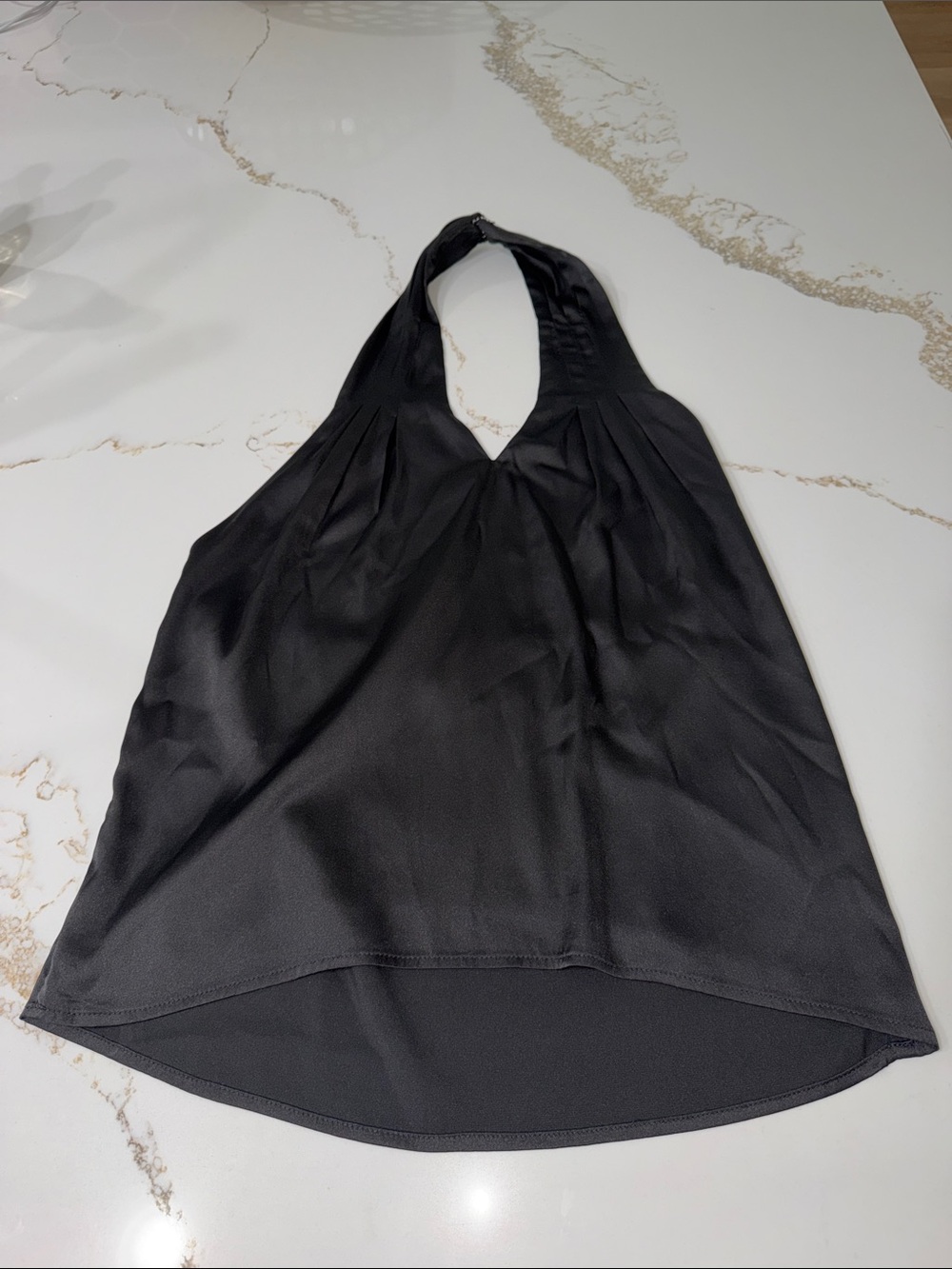 Superdown Black Halter Neck Sleeveless Top with Low Back | s